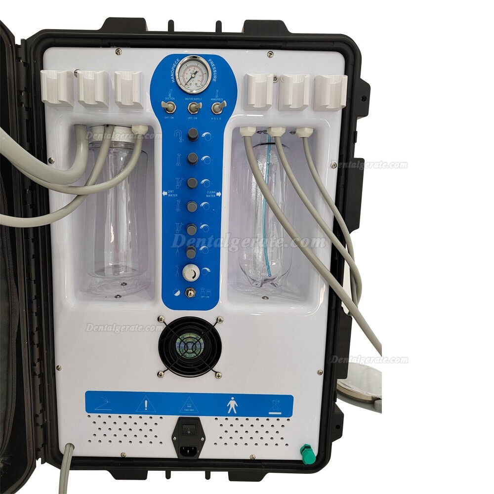Greeloy&reg; GU-P206S Mobile Zahn&auml;rztliche Behandlungseinheit ( Luftverdichter + Aush&auml;rtung Licht + Scaler)